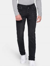 Schwarze Herren Stretch Jeans